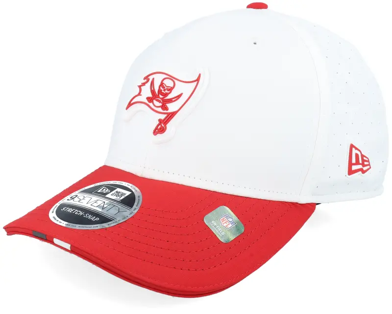 New Era Tampa Bay Buccaneers NFL 25 Training 9SEVENTY White/Red Adjustable online
