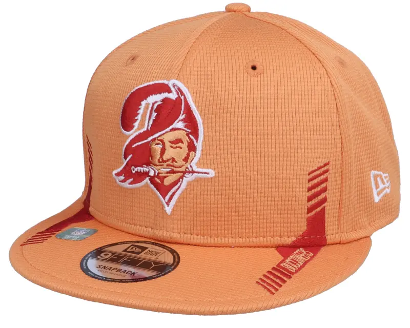 New Era Tampa Bay Buccaneers NFL21 Side Line 9FIFTY Orange Snapback online
