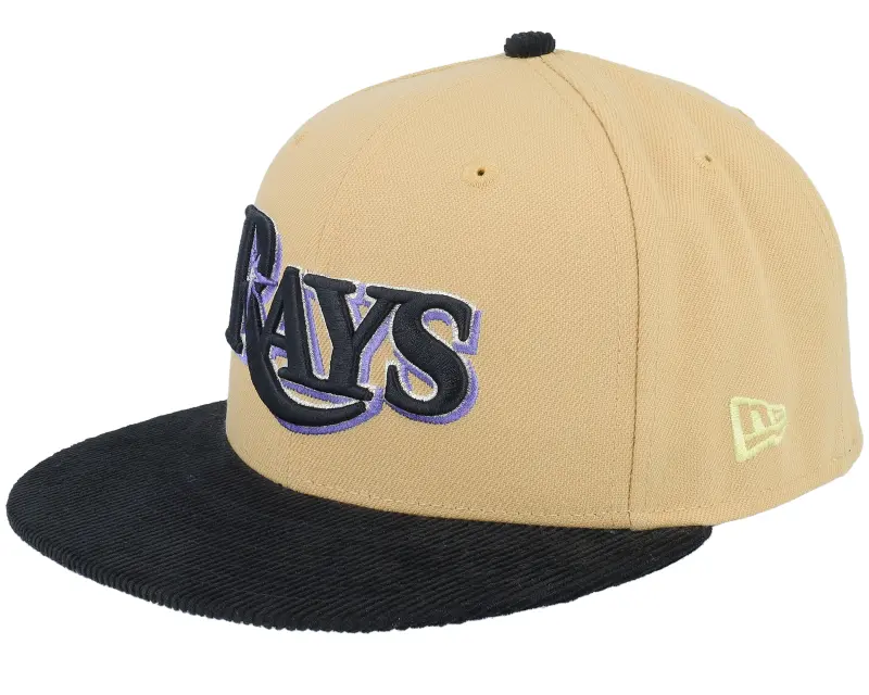 New Era Tampa Bay Rays 59FIFTY Corduroy Dunes Tropicana Vegas Black/Beige Fitted online