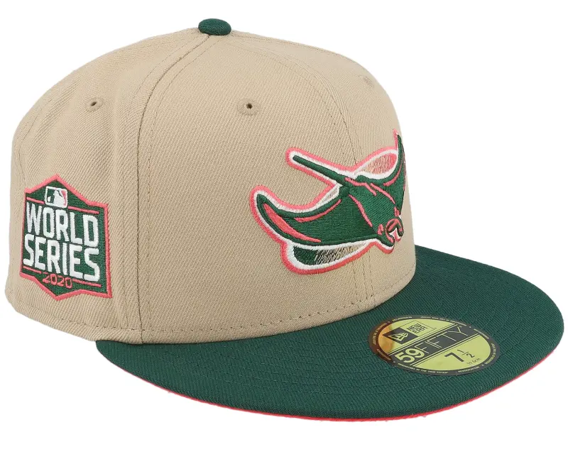 New Era Tampa Bay Rays Glamour 59FIFTY Camel/Green/Lava Fitted online