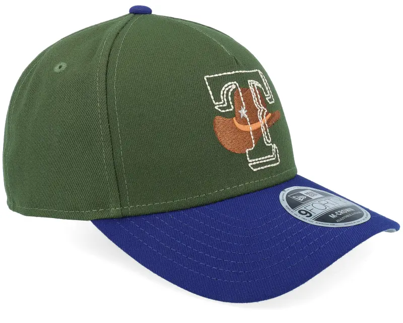 New Era Texas Rangers City Feature M-Crown Green/Dark Royal A-frame Adjustable online