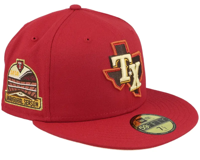 New Era Texas Rangers Extraction 59FIFTY 2020 Inaugural Season Red/Pink Uv Fitted online