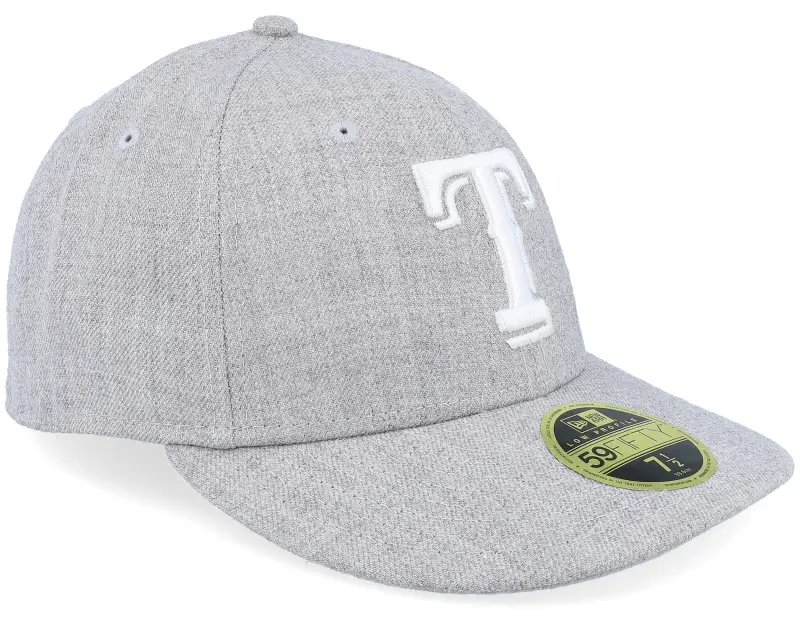 New Era Texas Rangers Greyhound Low Profile 59FIFTY Heather Grey Fitted online