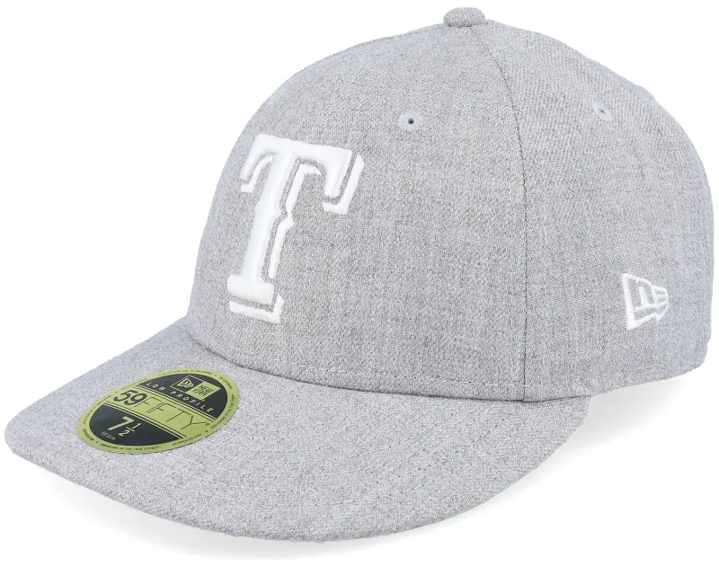 New Era Texas Rangers Greyhound Low Profile 59FIFTY Heather Grey Fitted online