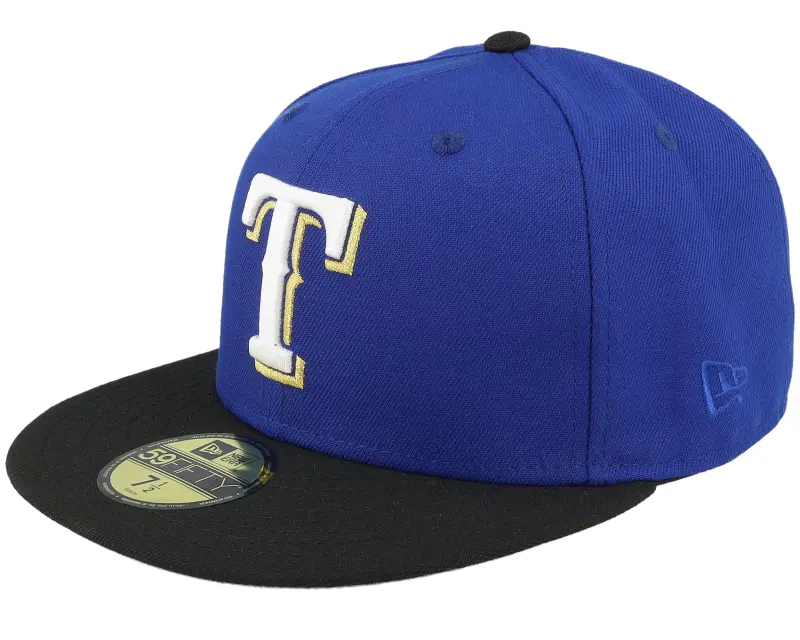 New Era Texas Rangers Retro Rewind 59FIFTY 40 Calming Blue/Black Fitted online