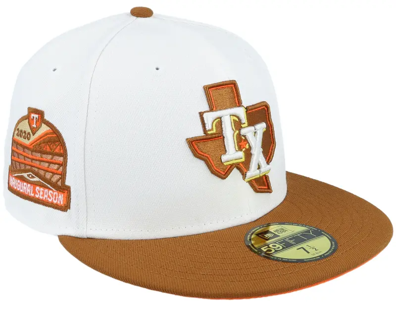 New Era Texas Rangers Squad 59FIFTY 2020 White/Orange Fitted online