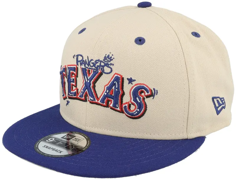 New Era Texas Rangers Team Art Khaki/Royal Snapback online