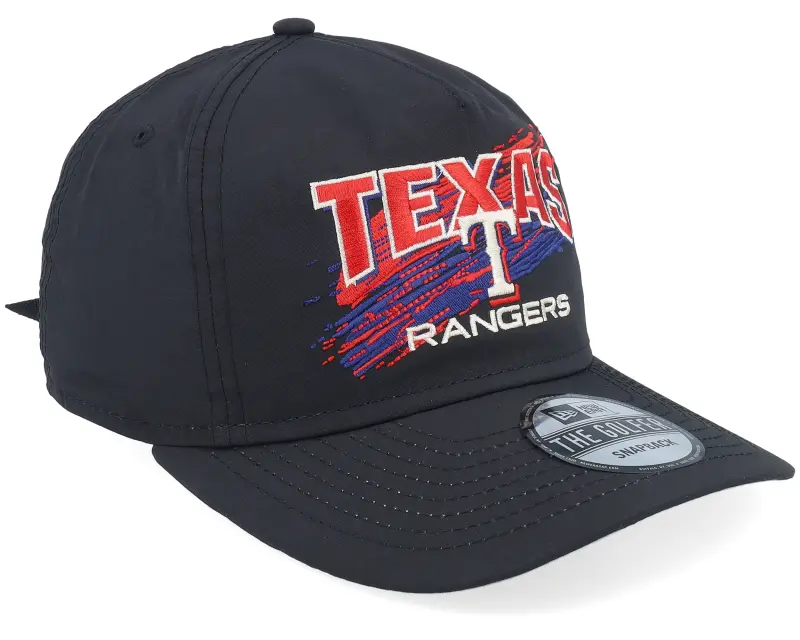 New Era Texas Rangers Throwback Brush Black Strapback online
