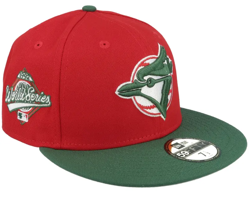 New Era Toronto Blue Jays 59FIFTY 92 World Series Scarlet/Pine Fitted online