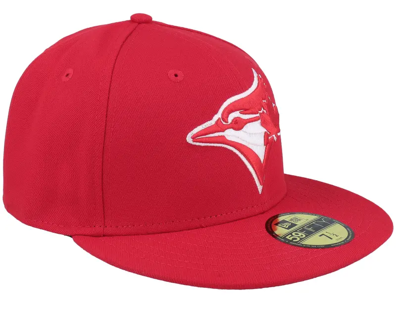 New Era Toronto Blue Jays Redwood 59FIFTY Scarlet/White Fitted online