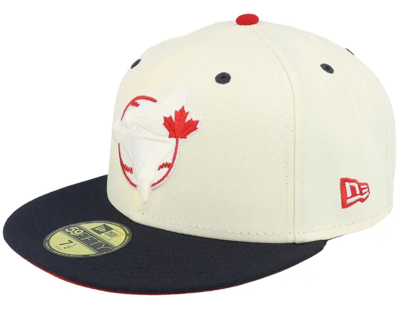 New Era Toronto Blue Jays Scarlet Swirl 59FIFTY 30th World Series Chrome/Navy Fitted online