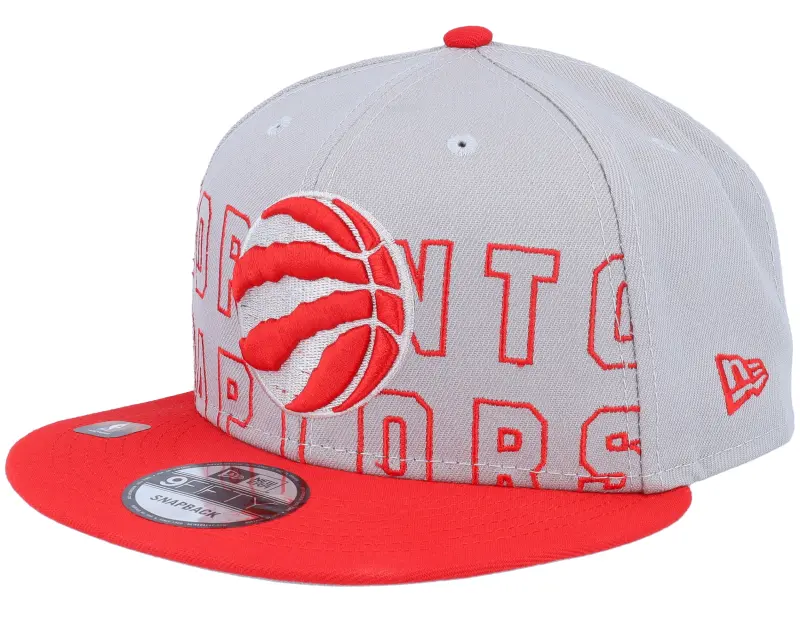 New Era Toronto Raptors 2023 NBA Draft 9FIFTY Grey/Red Snapback online
