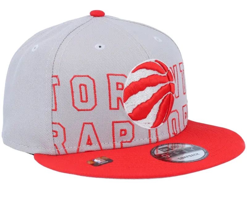New Era Toronto Raptors 2023 NBA Draft 9FIFTY Grey/Red Snapback online