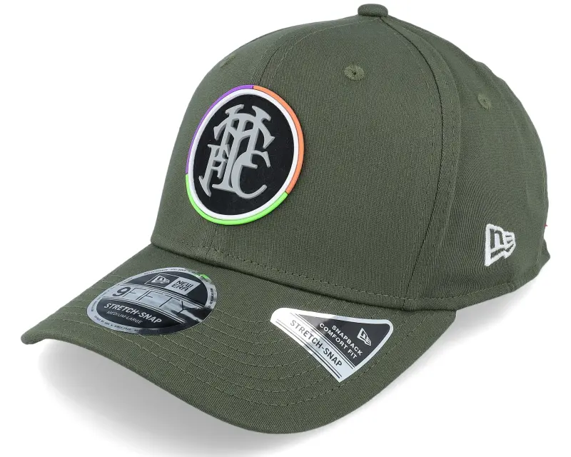 New Era Tottenham Hotspur Rubber Flock 9FIFTY Olive Adjustable online