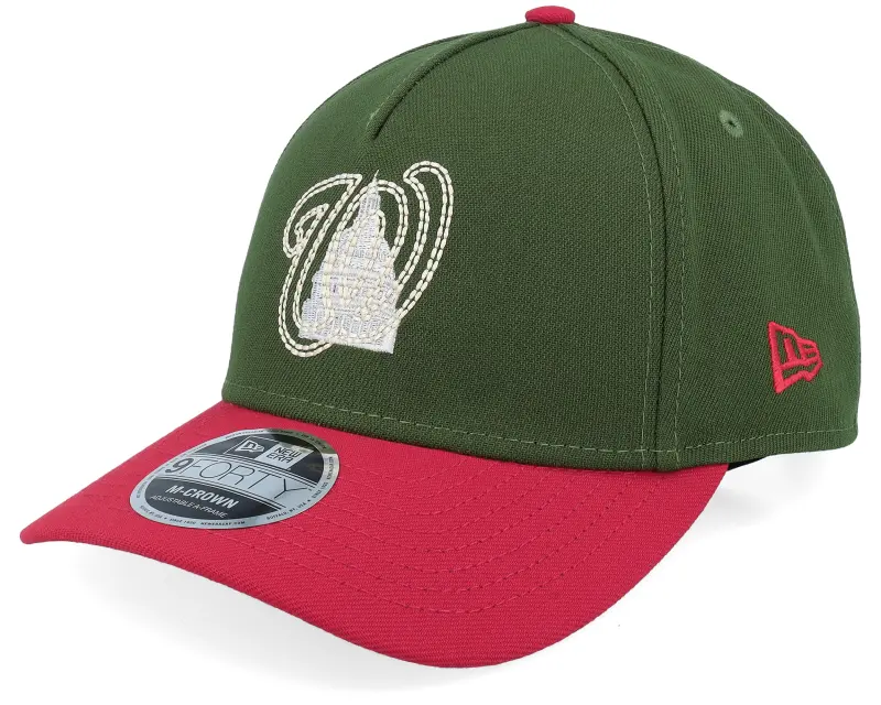 New Era Washington Nationals City Feature M-Crown Green/Red A-frame Adjustable online