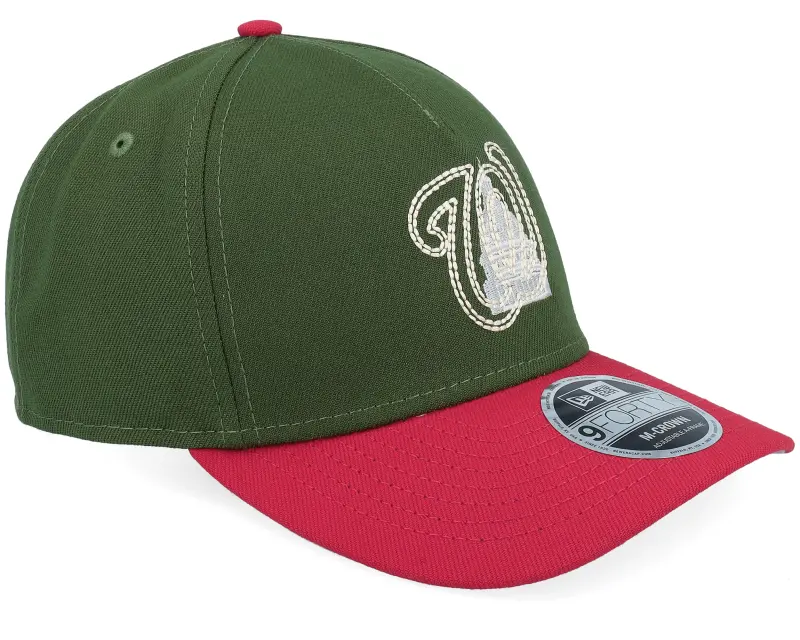 New Era Washington Nationals City Feature M-Crown Green/Red A-frame Adjustable online