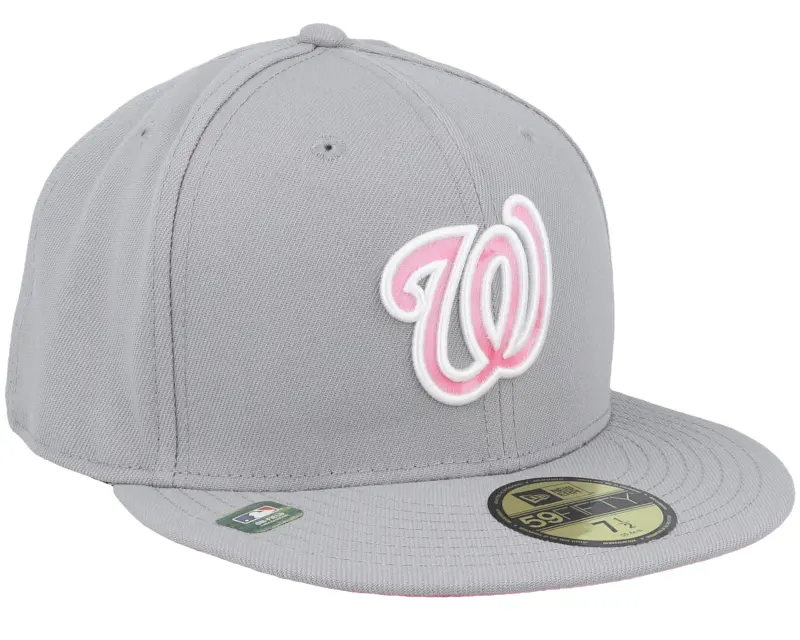 New Era Washington Nationals MLB22 Mothers Day 59FIFTY Grey Fitted online