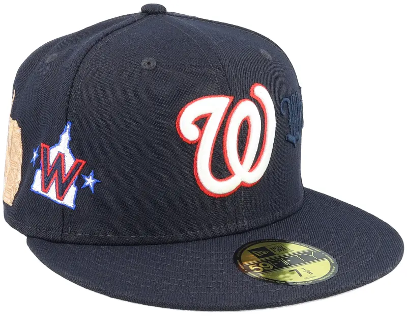 New Era Washington Nationals Script 59FIFTY Navy/White Fitted online
