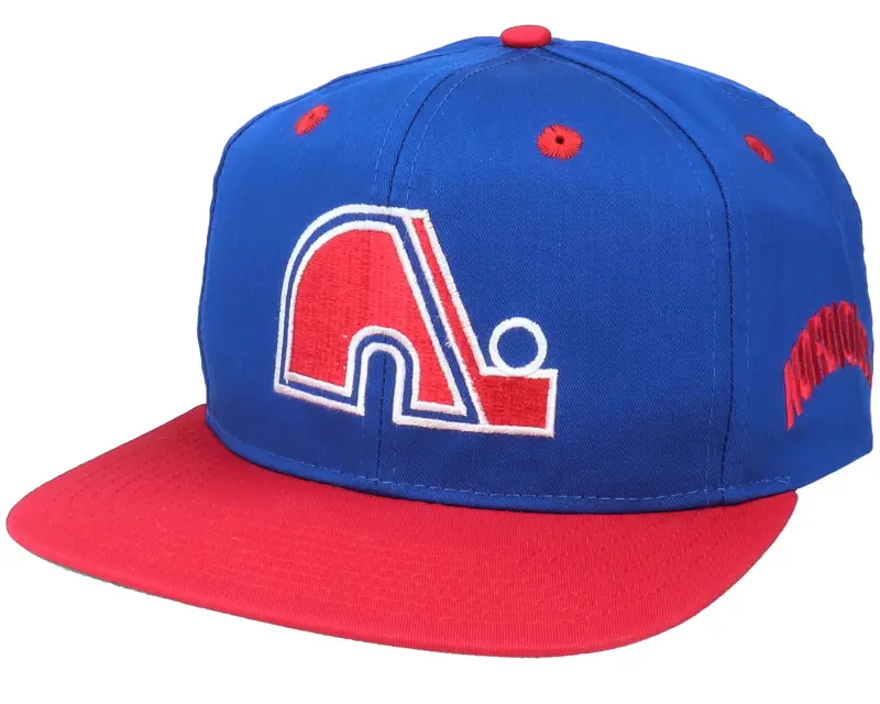 Twins Enterprise Quebec Nordiques Base Two Tone NHL Vintage Blue/Red Snapback online