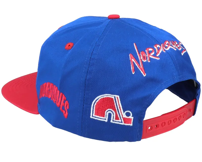 Twins Enterprise Quebec Nordiques Base Two Tone NHL Vintage Blue/Red Snapback online