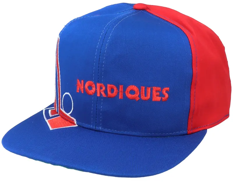 Twins Enterprise Quebec Nordiques Big Logo NHL Vintage Blue/Red Snapback online