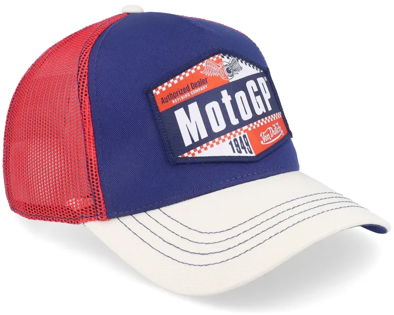 Von Dutch Moto GP Blue/Red/Stone Trucker online